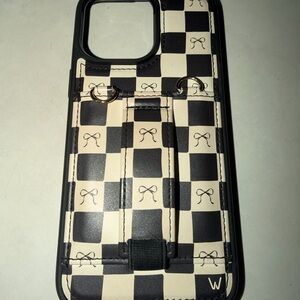 WALLI Checkered Phone Case with Stand/iPhone 14 pro max